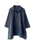Cotton Open Collar Tunic
