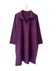Cotton Open Collar Lean Tunic