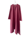 Cotton Semi-Sheer Long A-line Open Kurta