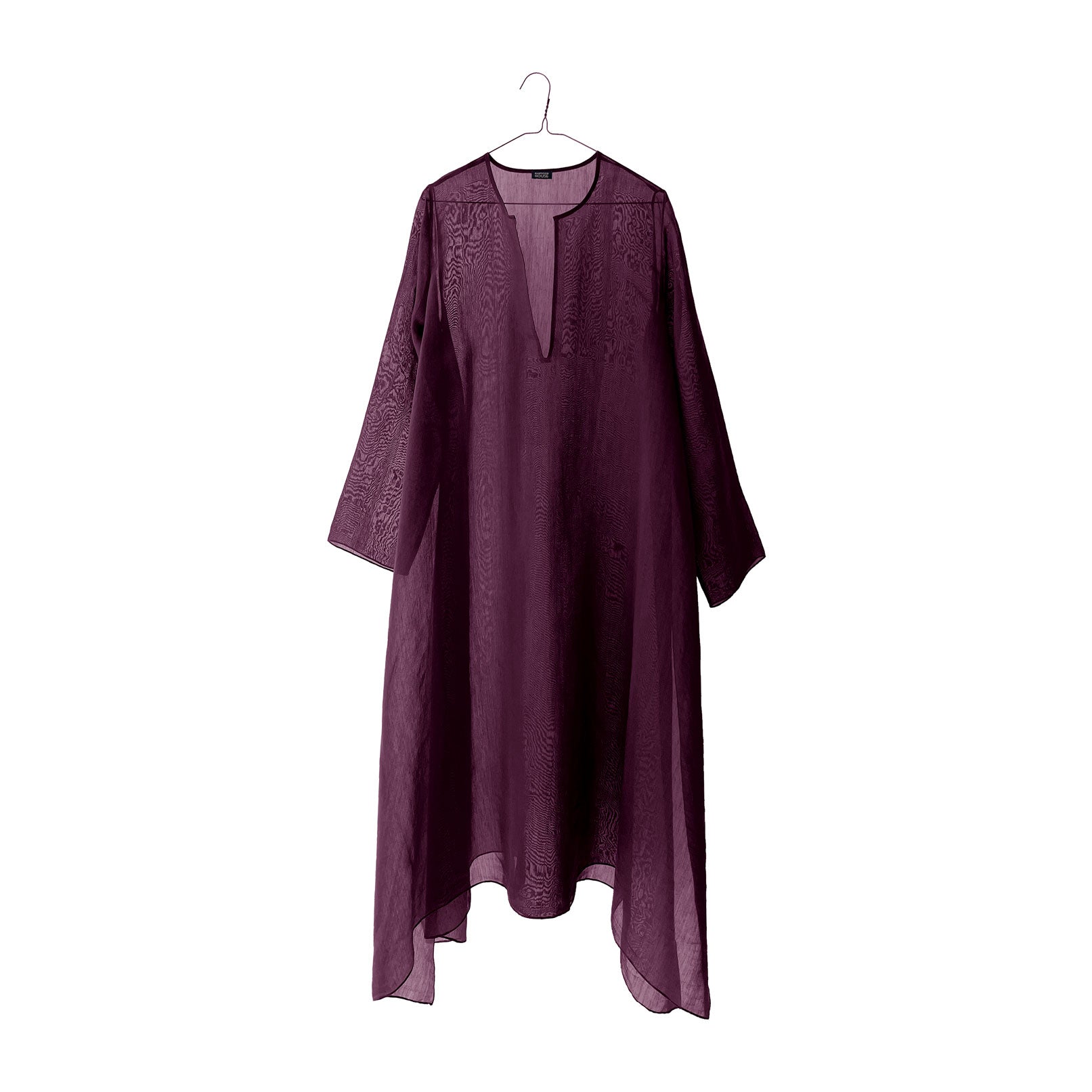 Sheer Long A-line Open Kurta