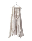 Striped Cotton Cascade Coat