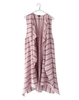 Striped Cotton Cascade Coat