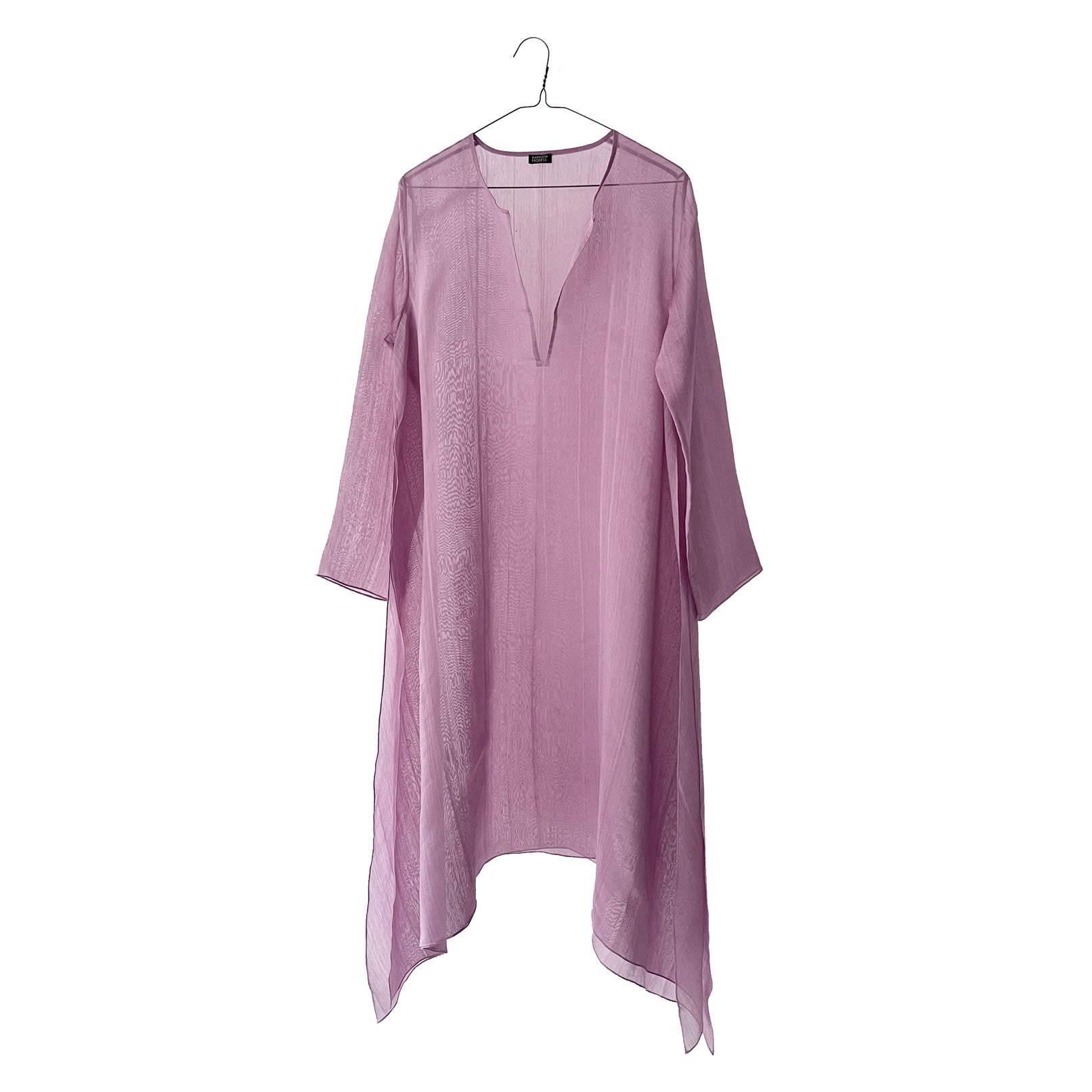 Sheer Long A-line Open Kurta
