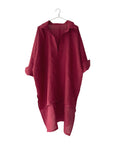 Linen Up & Down Long Pullover Shirt
