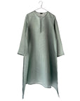 Zari-checked Sheer Long A-line Open Kurta
