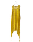 Sheer Tie-up Long A-Line Shell