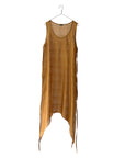 Sheer Tie-up Long A-Line Shell