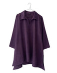 Cotton Open Collar Tunic