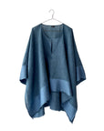 Linen Off-Grain Wide Tunic w/ silk border